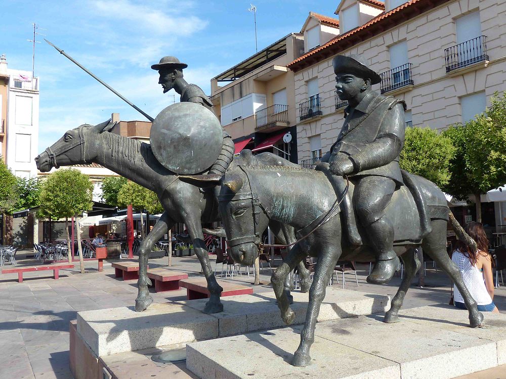 Don Quichotte et Sancho Panza 