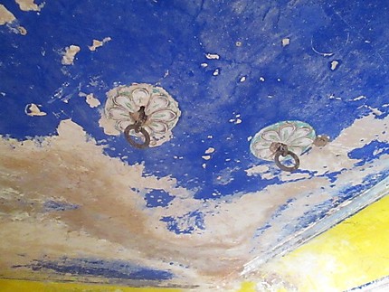 Plafond coloré du Fort de Taragarh