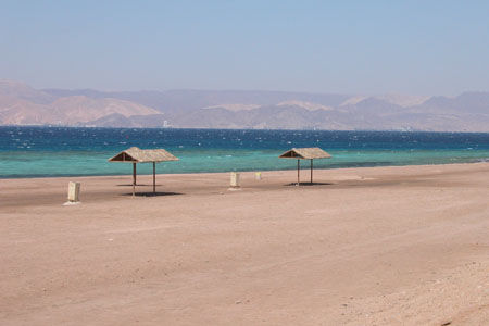 Vers Aqaba, sur la Mer Rouge.
