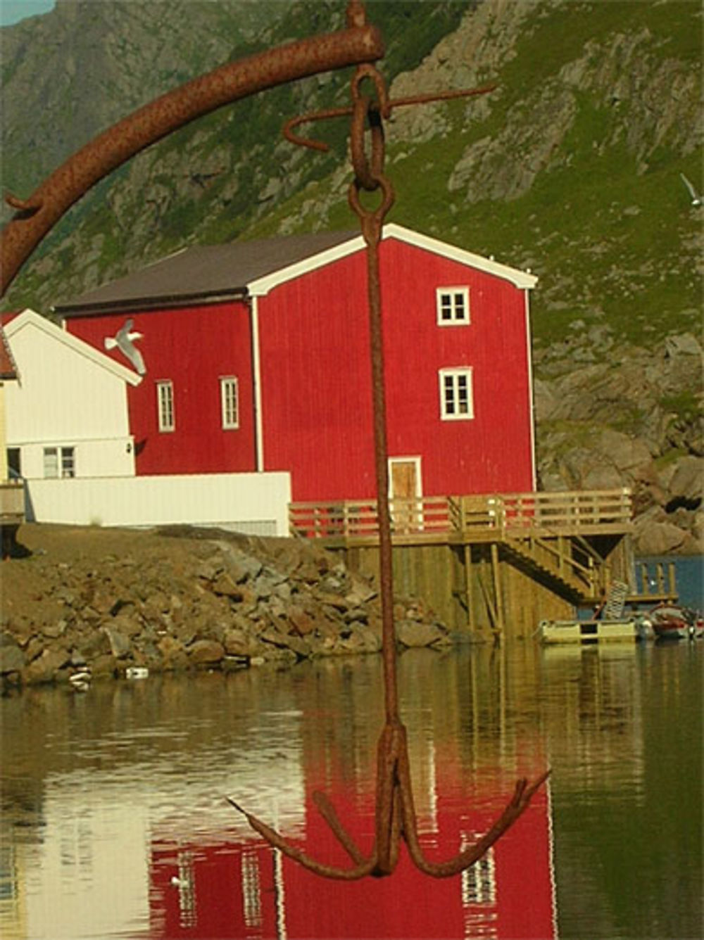 à l'encre rouge ....