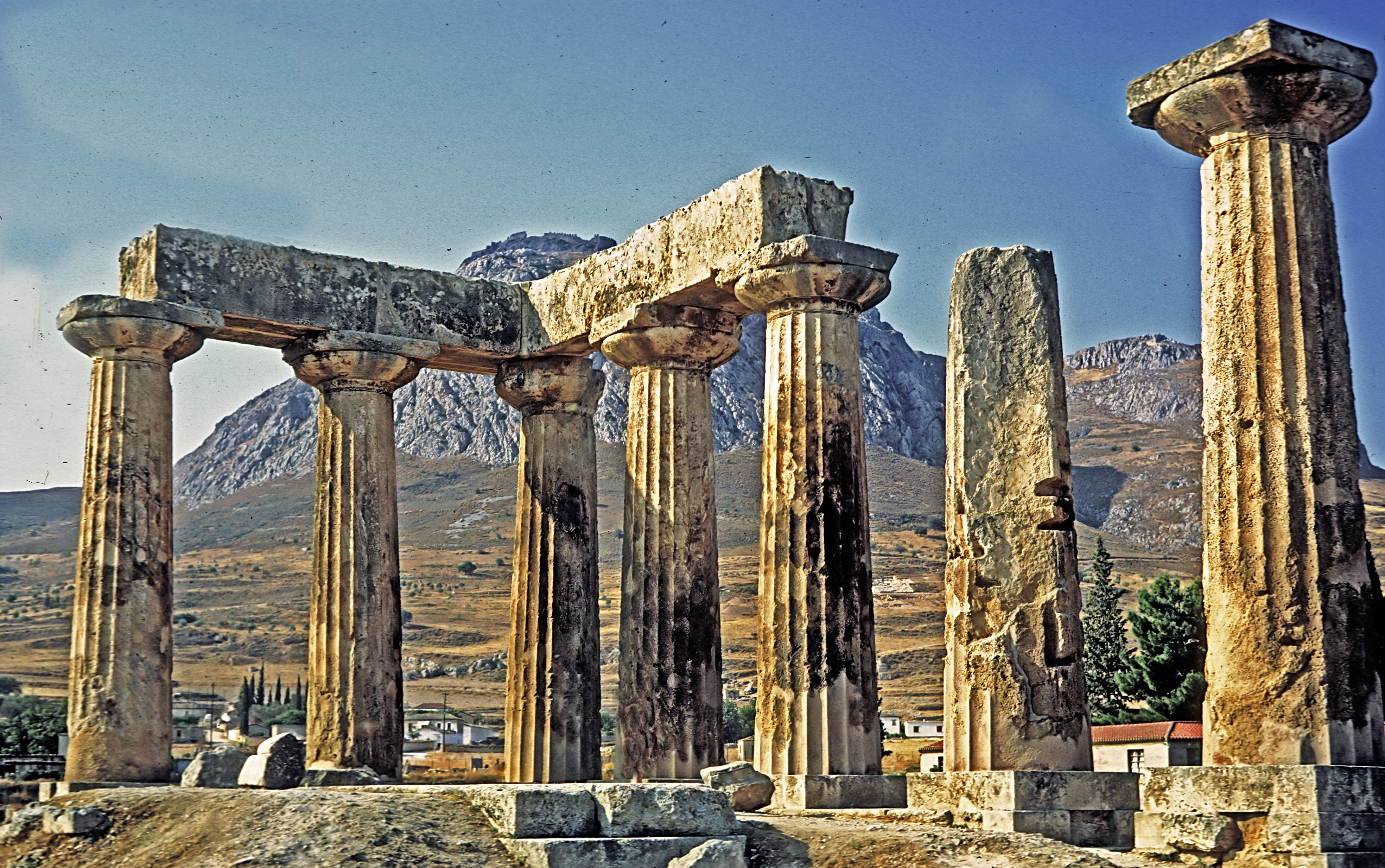Temple d'Apollon, Ancienne Corinthe 