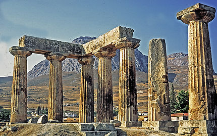 Temple d'Apollon, Ancienne Corinthe 