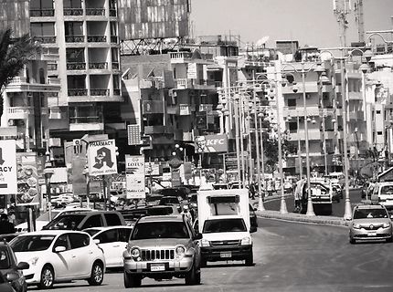 Rue principale d'Hurghada