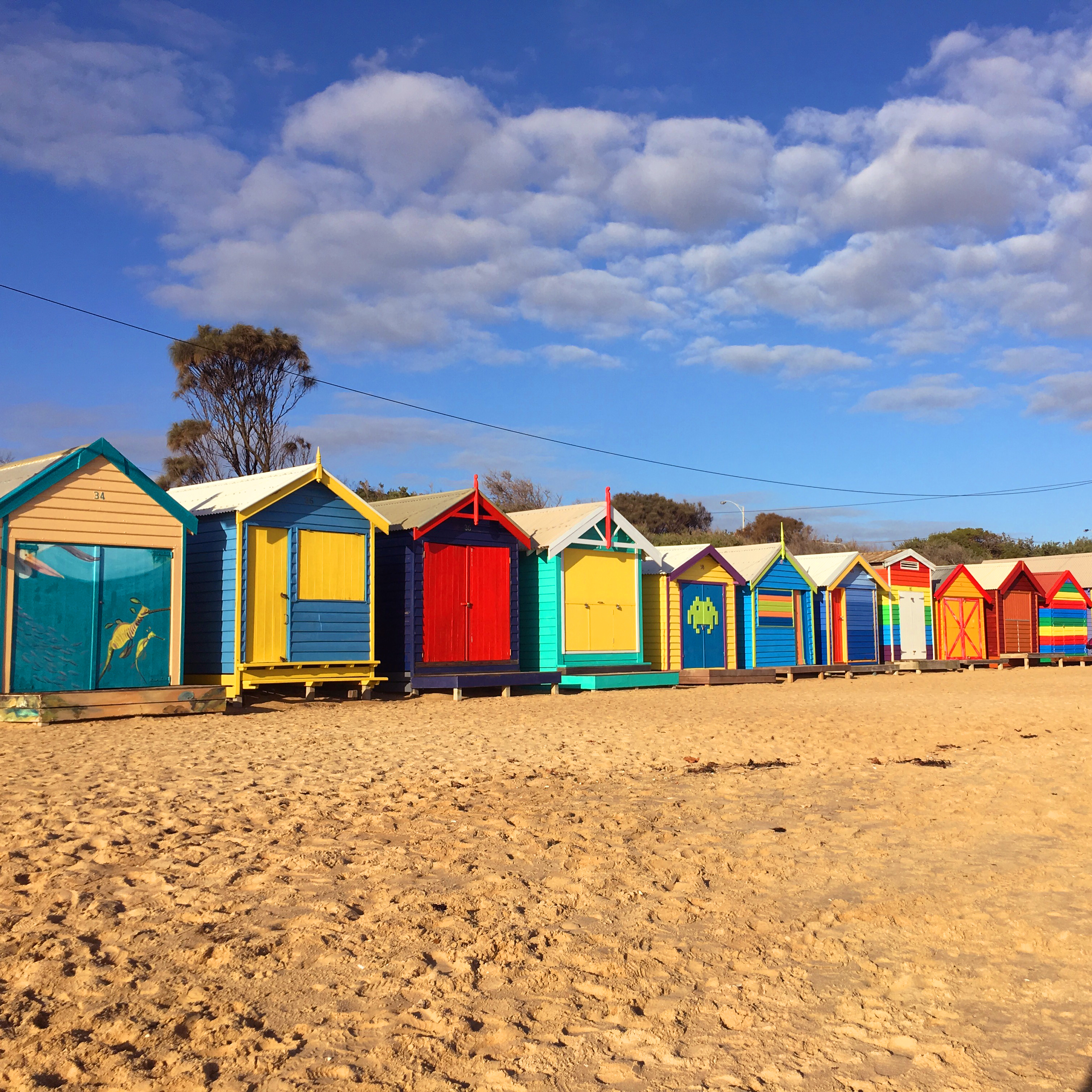 Maison colorées de Brighton Beach Maison colorées de Brighton Beach