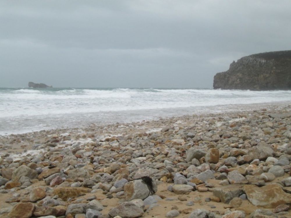 Les galets de la plage de Pen Hat