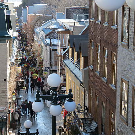 Rue Petit Champlain à Québec