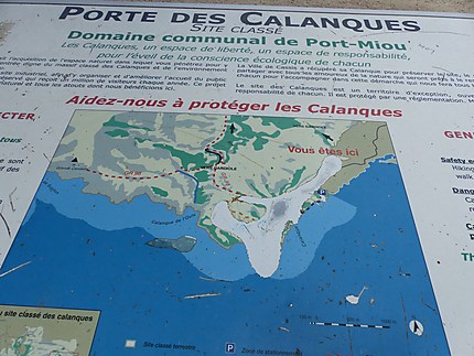 Tableau sur Calanques de Port Miou