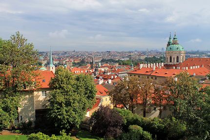 Prague, vue générale depuis le château
