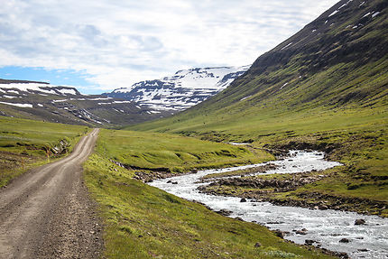 Sur la route de Mjóifjörður, Islande