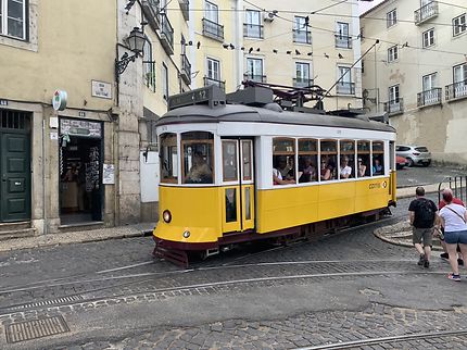 Tramway à Lisbonne 