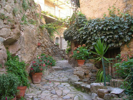 Rue du village de Lama Rue du village de Lama