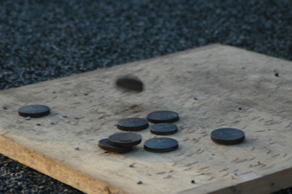 Jeu de palet à Bain de Bretagne