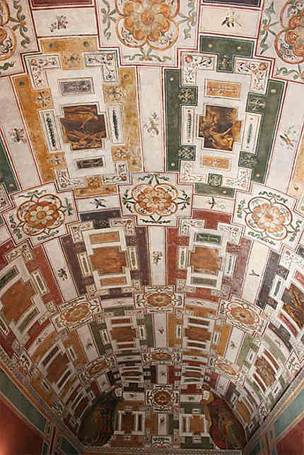 Le plafond de la Villa d'Este