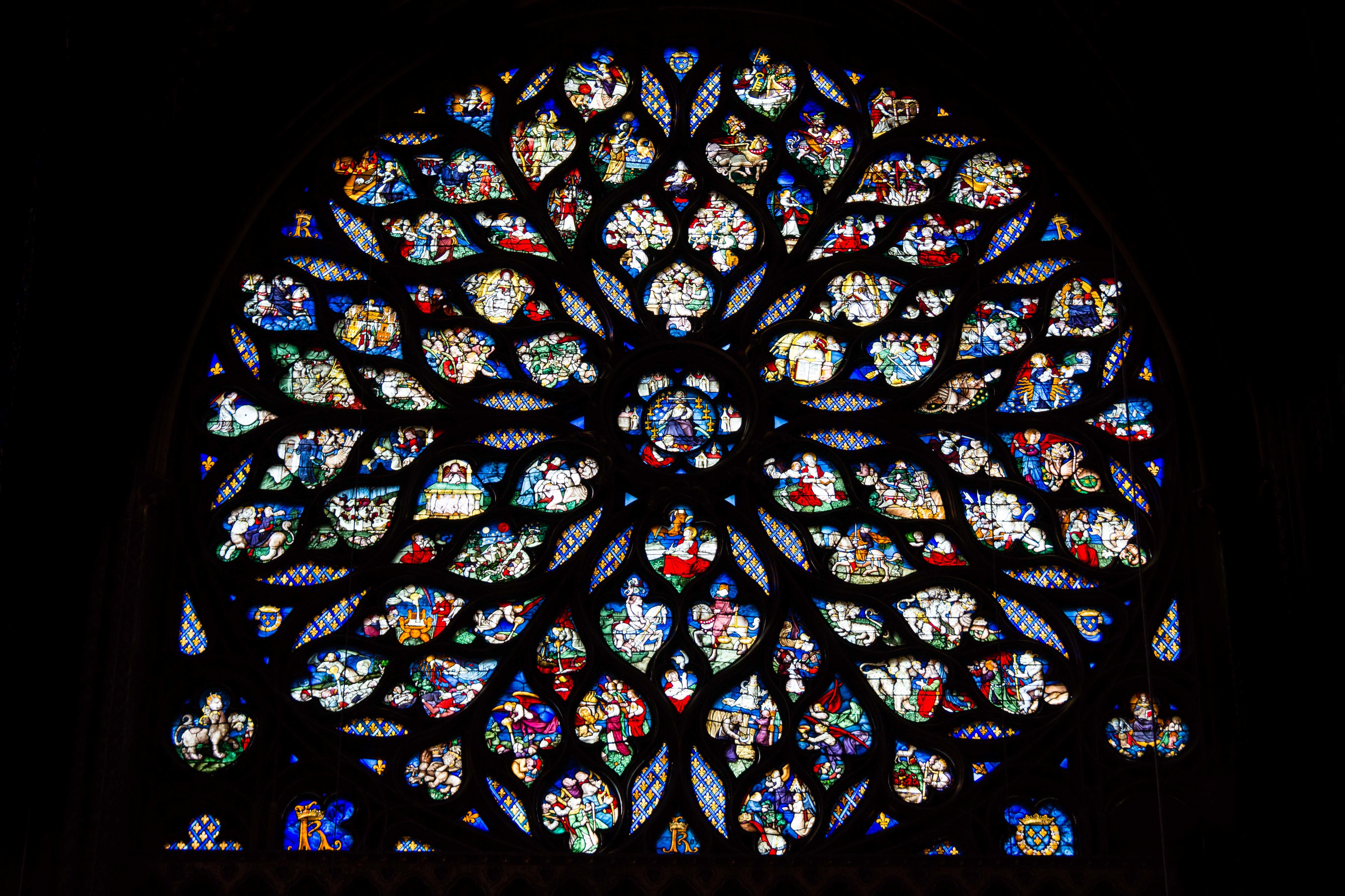 Sainte-Chapelle, la superbe rosace