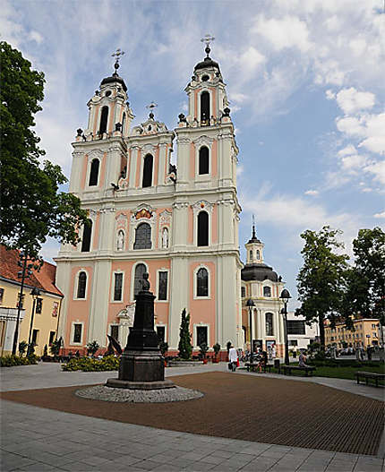 Eglise baroque dans la vieille ville