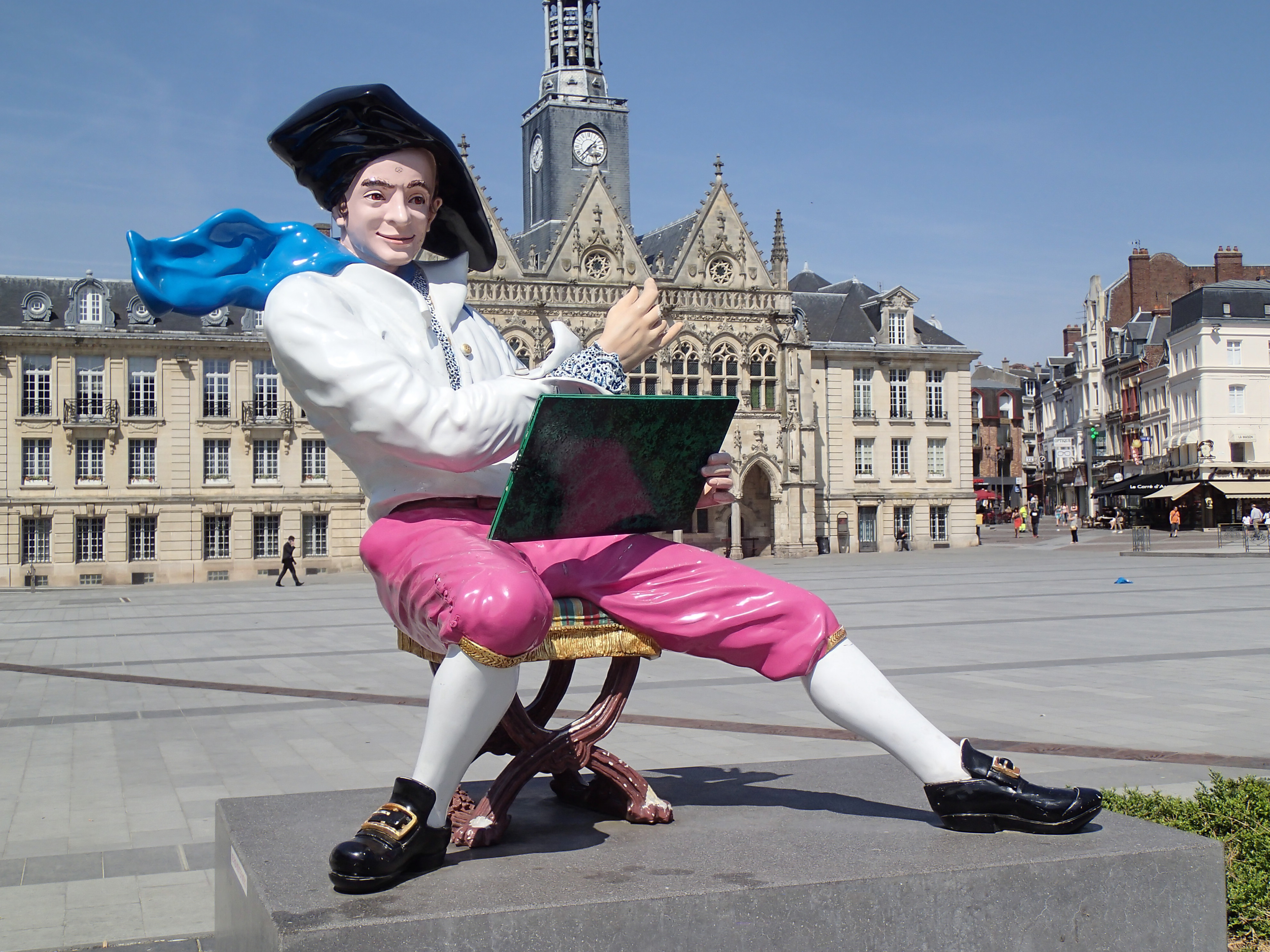 Quentin de la Tour dans l'exercice de son art Quentin de la Tour dans l'exercice de son art