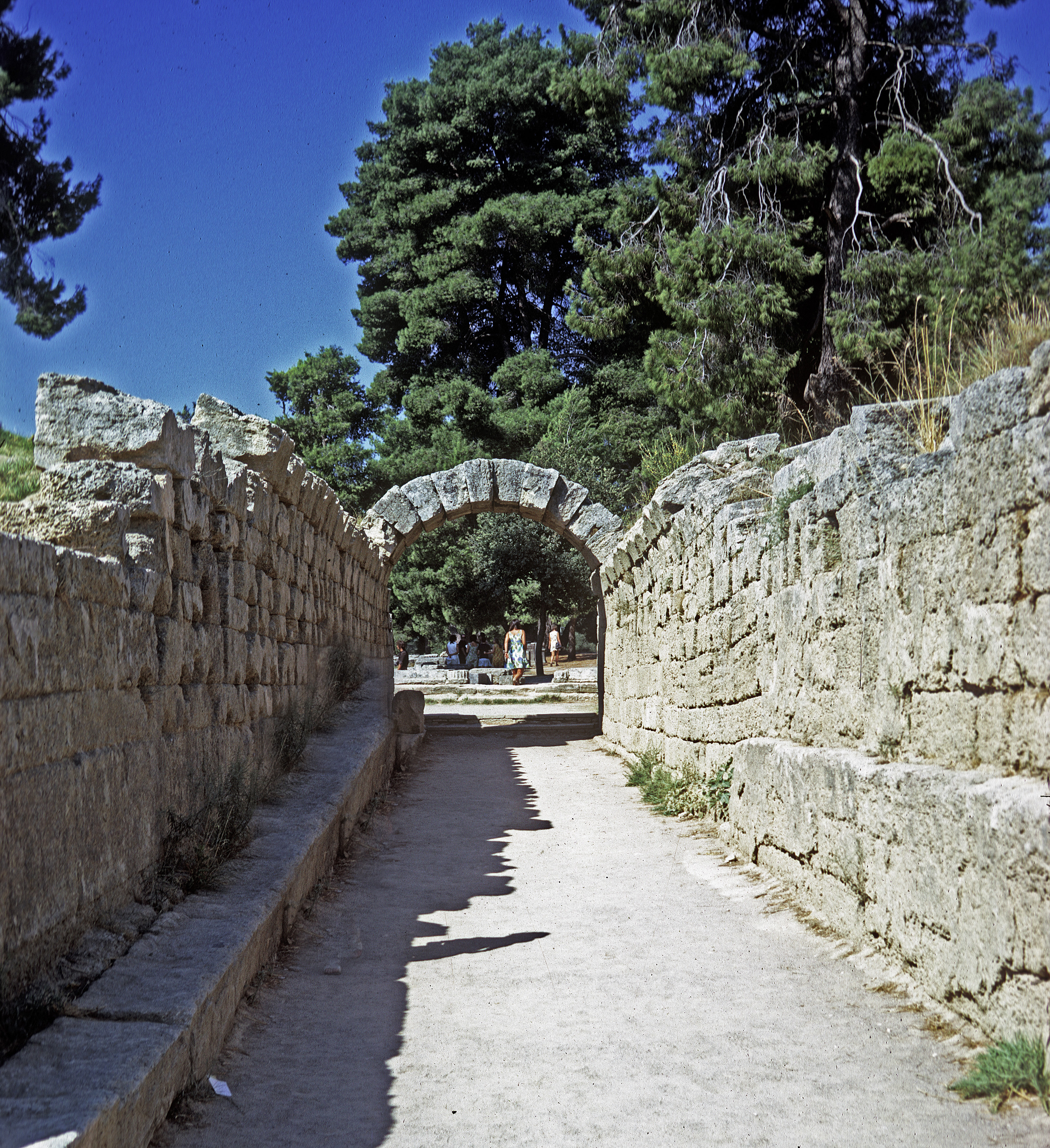 Entrée du stade d'Olympie Entrée du stade d'Olympie