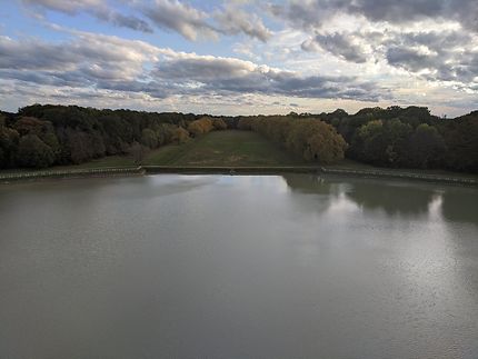 Vue du haut Pagode de Chanteloup