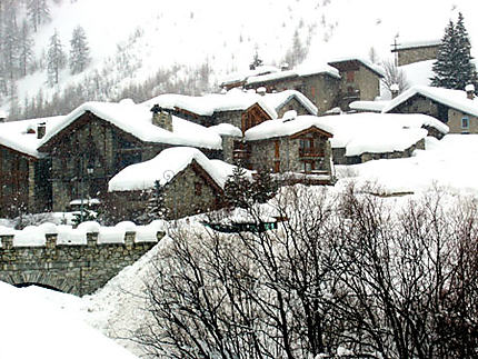 Tempête de neige à Val d'Isère
