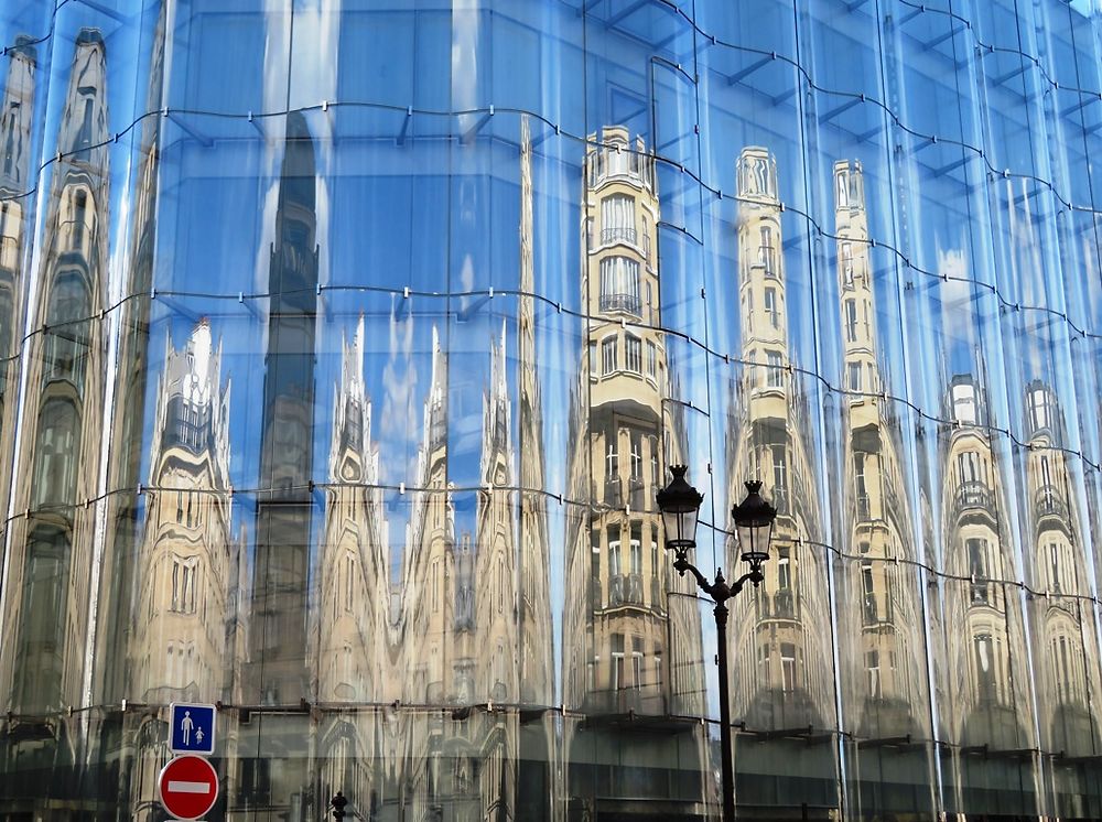 Nouvelle façade de la Samaritaine 