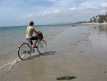 Vélo sur la plage