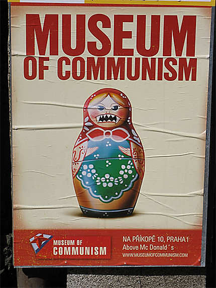 Affiche du musée du communisme