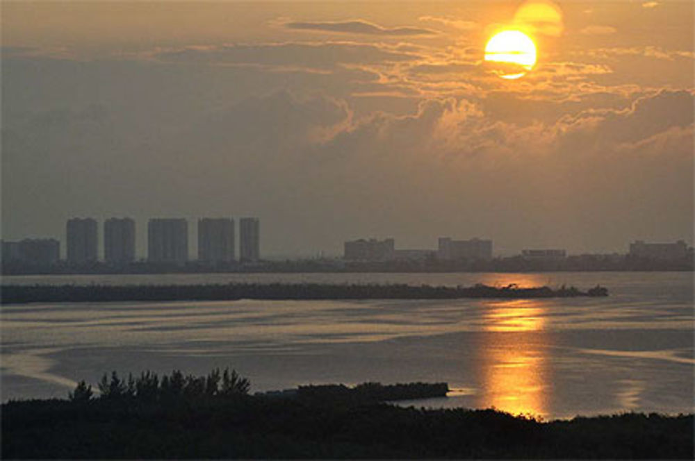 Lever du soleil à Cancun