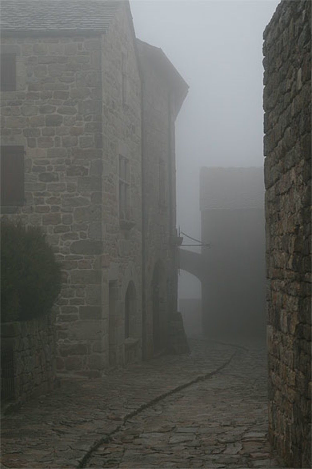 La garde Guérin par temps de brouillard