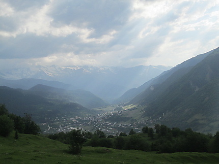 L'orage menace Mestia