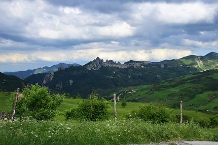 Temps nuageux sur les Dolomites lucaniennes