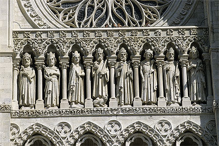 Galerie des rois, cathédrale Notre-Dame, Amiens