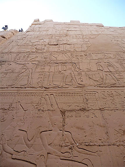 Temple de Karnak - Mur