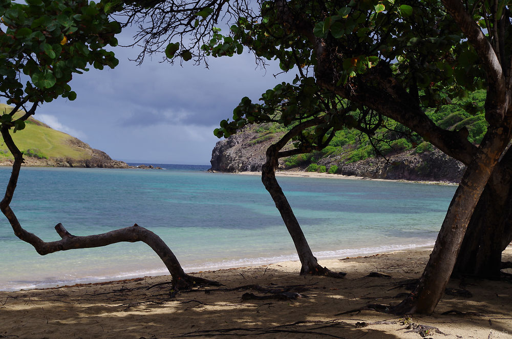 Plage de Pompierre après la pluie 