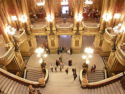 Les escaliers de l'Opéra Garnier