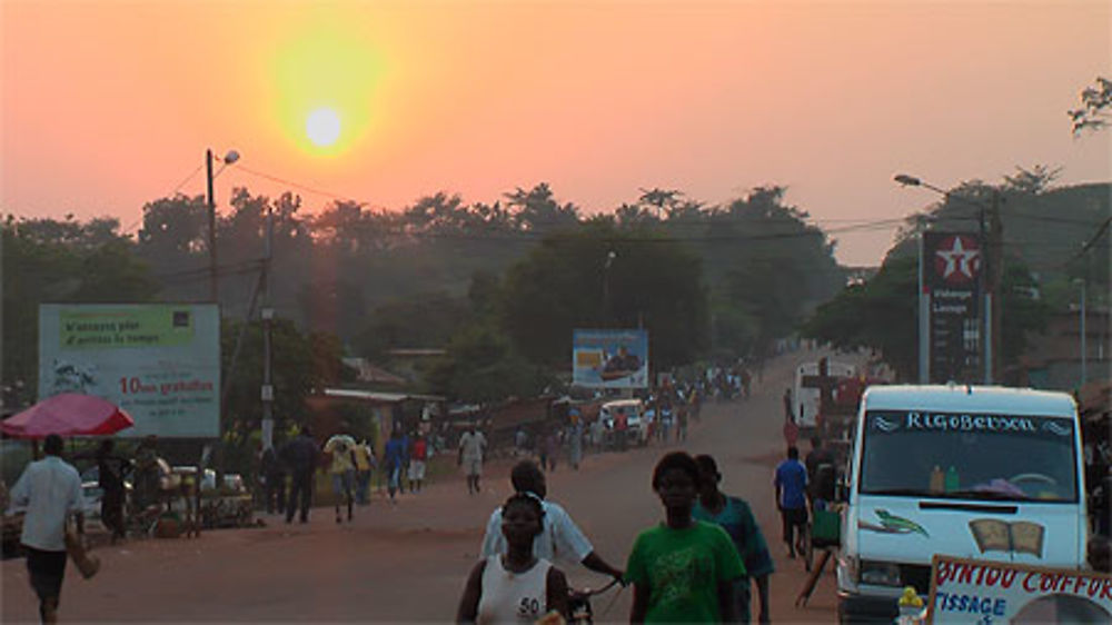 Couché de soleil sur diégonéfla