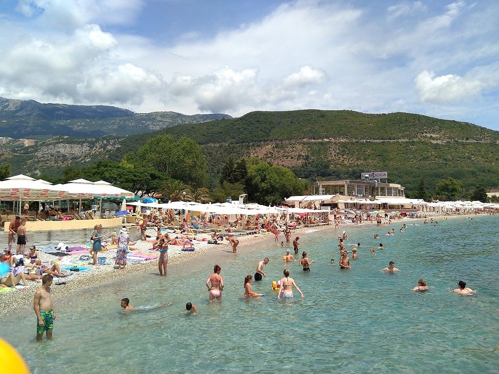 Plage à Budva