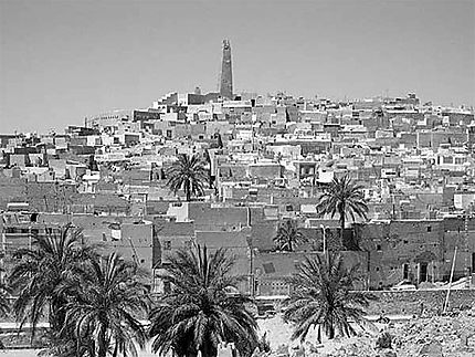Ghardaïa en noir et blanc
