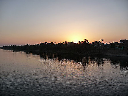 Coucher de Soleil sur le Nil