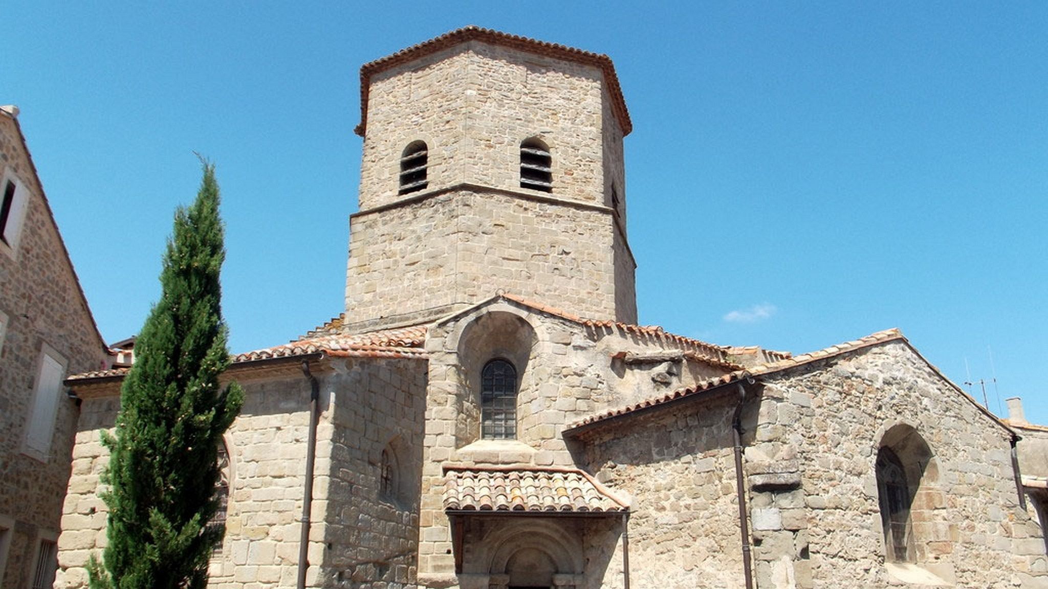 Eglise heptagonale Sainte Marie à Rieux-Minervois
