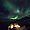 Aurore boréale au large des îles Lofoten