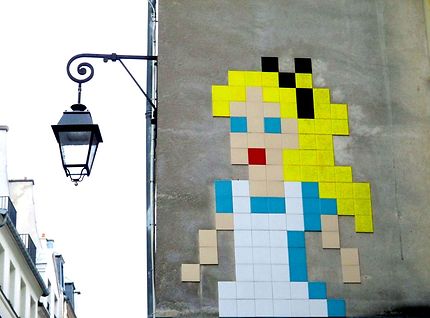 Street art (Space Invader)