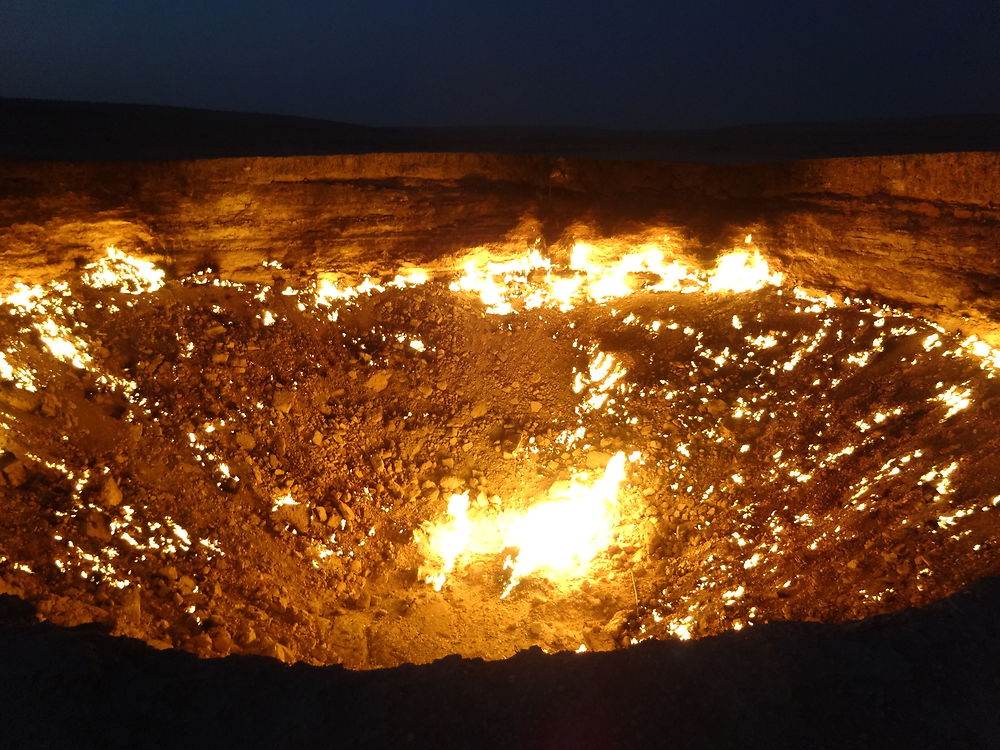 Porte de l'Enfer au Turkménistan