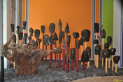Sculptures Africaines - Jardin tropical - Monte