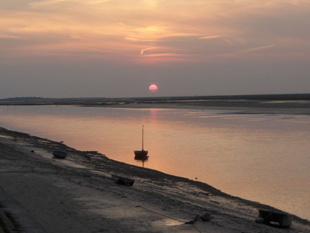 Coucher de soleil dans la baie de Somme Coucher de soleil dans la baie de Somme