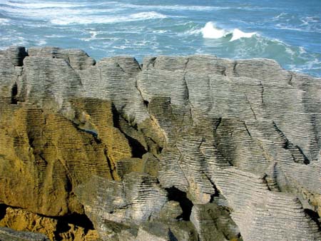 Les "Pancakes Rocks" de Punakaïki Les "Pancakes Rocks" de Punakaïki