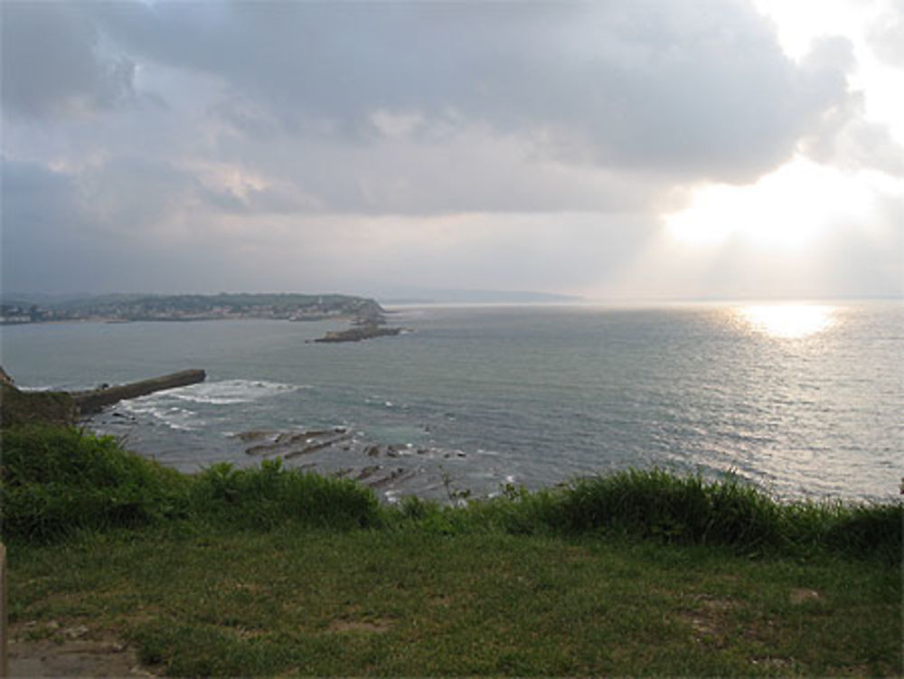 Vue sur la baie de pointe sainte barbe