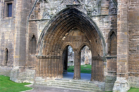 Entrée de la cathédrale d'Elgin Entrée de la cathédrale d'Elgin
