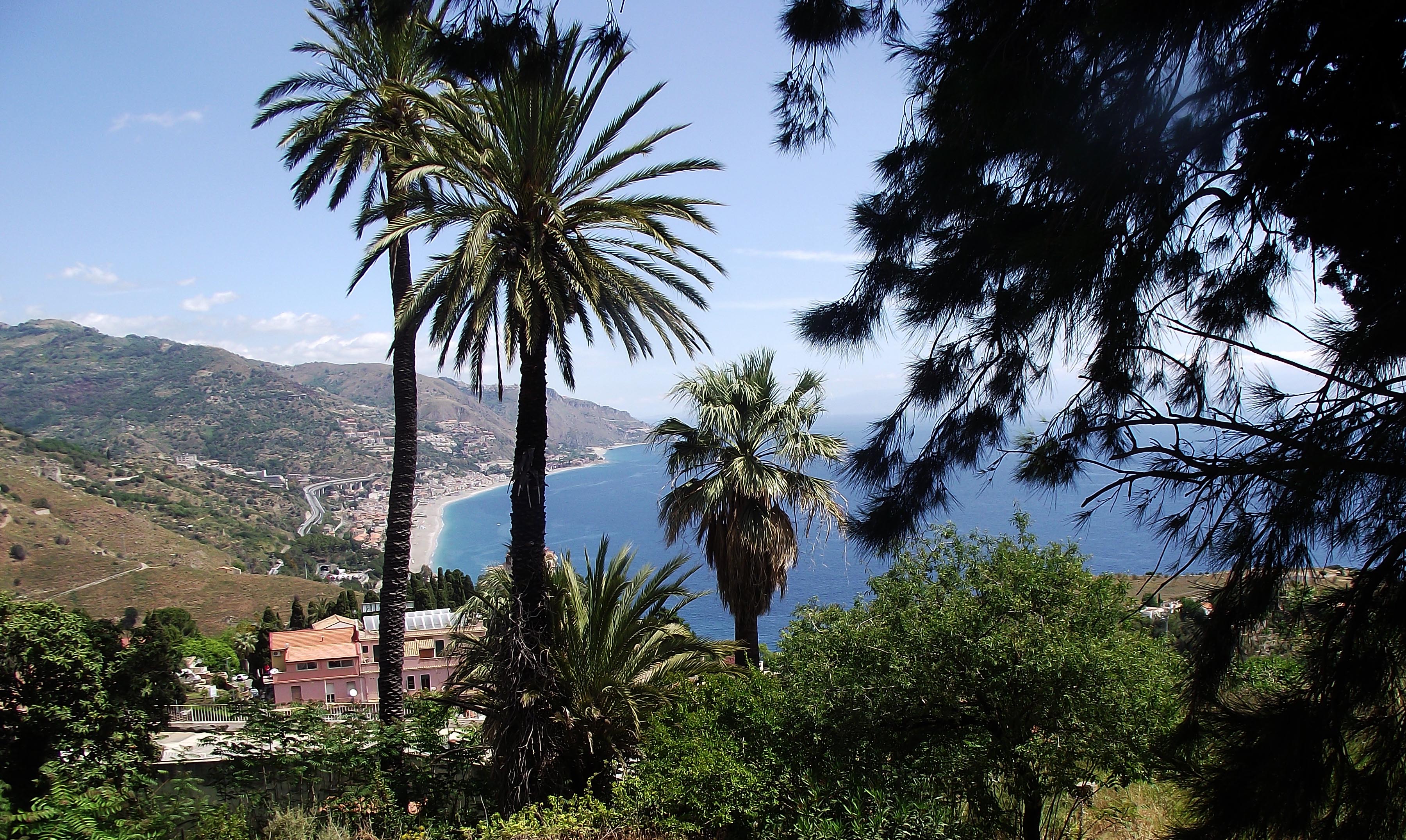Vue sur le golf de Catane