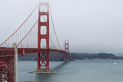 Golden gate & fog - typique de San Francisco