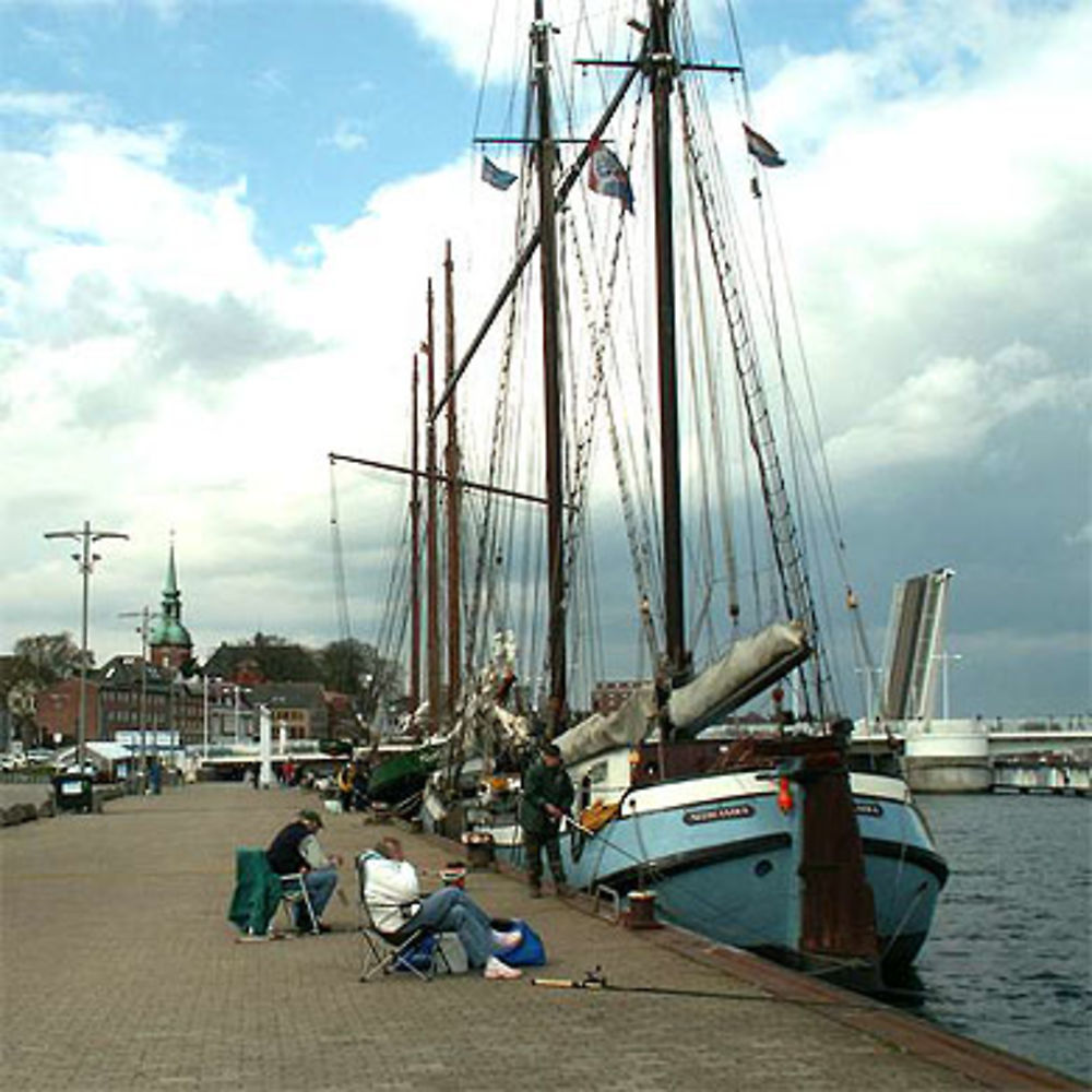 Au nord est de l'Allemagne, on peut voir le joli port de Kappeln (Schleswig Holstein)